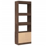 vidaXL Dulap înalt, stejar maro, 63x33x180 cm, lemn prelucrat vidaXL Dulap înalt, stejar maro, 63x33x180 cm, lemn prelucrat