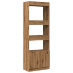 vidaXL Dulap înalt, stejar artizanal, 63x33x180 cm, lemn prelucrat vidaXL Dulap înalt, stejar artizanal, 63x33x180 cm, lemn prelucrat