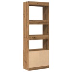 vidaXL Dulap înalt, stejar artizanal, 63x33x180 cm, lemn prelucrat vidaXL Dulap înalt, stejar artizanal, 63x33x180 cm, lemn prelucrat