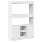 vidaXL Dulap înalt, alb, 92x33x140 cm, lemn prelucrat vidaXL Dulap înalt, alb, 92x33x140 cm, lemn prelucrat