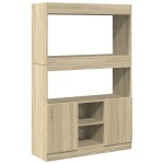 vidaXL Dulap înalt, stejar sonoma, 92x33x140 cm, lemn prelucrat vidaXL Dulap înalt, stejar sonoma, 92x33x140 cm, lemn prelucrat