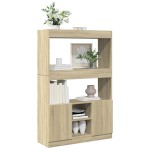 vidaXL Dulap înalt, stejar sonoma, 92x33x140 cm, lemn prelucrat vidaXL Dulap înalt, stejar sonoma, 92x33x140 cm, lemn prelucrat