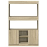 vidaXL Dulap înalt, stejar sonoma, 92x33x140 cm, lemn prelucrat vidaXL Dulap înalt, stejar sonoma, 92x33x140 cm, lemn prelucrat