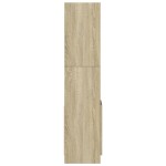 vidaXL Dulap înalt, stejar sonoma, 92x33x140 cm, lemn prelucrat vidaXL Dulap înalt, stejar sonoma, 92x33x140 cm, lemn prelucrat