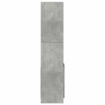 vidaXL Dulap înalt, gri beton, 92x33x140 cm, lemn prelucrat vidaXL Dulap înalt, gri beton, 92x33x140 cm, lemn prelucrat