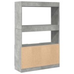 vidaXL Dulap înalt, gri beton, 92x33x140 cm, lemn prelucrat vidaXL Dulap înalt, gri beton, 92x33x140 cm, lemn prelucrat
