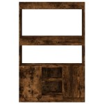 vidaXL Dulap înalt, stejar fumuriu, 92x33x140 cm, lemn prelucrat vidaXL Dulap înalt, stejar fumuriu, 92x33x140 cm, lemn prelucrat