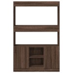 vidaXL Dulap înalt, stejar maro, 92x33x140 cm, lemn prelucrat vidaXL Dulap înalt, stejar maro, 92x33x140 cm, lemn prelucrat