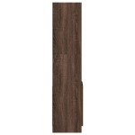 vidaXL Dulap înalt, stejar maro, 92x33x140 cm, lemn prelucrat vidaXL Dulap înalt, stejar maro, 92x33x140 cm, lemn prelucrat