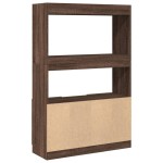 vidaXL Dulap înalt, stejar maro, 92x33x140 cm, lemn prelucrat vidaXL Dulap înalt, stejar maro, 92x33x140 cm, lemn prelucrat