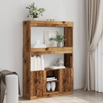 vidaXL Dulap înalt, lemn vechi, 92x33x140 cm, lemn prelucrat vidaXL Dulap înalt, lemn vechi, 92x33x140 cm, lemn prelucrat