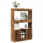 vidaXL Dulap înalt, lemn vechi, 92x33x140 cm, lemn prelucrat vidaXL Dulap înalt, lemn vechi, 92x33x140 cm, lemn prelucrat
