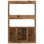 vidaXL Dulap înalt, lemn vechi, 92x33x140 cm, lemn prelucrat vidaXL Dulap înalt, lemn vechi, 92x33x140 cm, lemn prelucrat