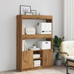 vidaXL Dulap înalt, stejar artizanal,92x33x140 cm, lemn prelucrat vidaXL Dulap înalt, stejar artizanal,92x33x140 cm, lemn prelucrat