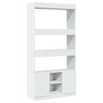 vidaXL Dulap înalt, alb, 92x33x180 cm, lemn prelucrat vidaXL Dulap înalt, alb, 92x33x180 cm, lemn prelucrat