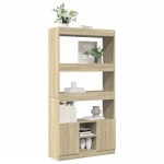 vidaXL Dulap înalt, stejar sonoma, 92x33x180 cm, lemn prelucrat vidaXL Dulap înalt, stejar sonoma, 92x33x180 cm, lemn prelucrat