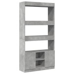 vidaXL Dulap înalt, gri beton, 92x33x180 cm, lemn prelucrat vidaXL Dulap înalt, gri beton, 92x33x180 cm, lemn prelucrat