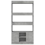 vidaXL Dulap înalt, gri beton, 92x33x180 cm, lemn prelucrat vidaXL Dulap înalt, gri beton, 92x33x180 cm, lemn prelucrat