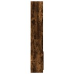 vidaXL Dulap înalt, stejar fumuriu, 92x33x180 cm, lemn prelucrat vidaXL Dulap înalt, stejar fumuriu, 92x33x180 cm, lemn prelucrat