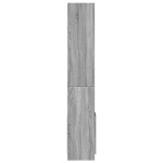 vidaXL Dulap înalt, gri sonoma, 92x33x180 cm, lemn prelucrat vidaXL Dulap înalt, gri sonoma, 92x33x180 cm, lemn prelucrat