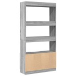 vidaXL Dulap înalt, gri sonoma, 92x33x180 cm, lemn prelucrat vidaXL Dulap înalt, gri sonoma, 92x33x180 cm, lemn prelucrat