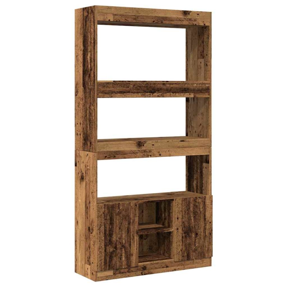 vidaXL Dulap înalt, lemn vechi, 92x33x180 cm, lemn prelucrat
