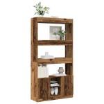 vidaXL Dulap înalt, lemn vechi, 92x33x180 cm, lemn prelucrat vidaXL Dulap înalt, lemn vechi, 92x33x180 cm, lemn prelucrat
