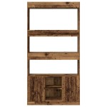 vidaXL Dulap înalt, lemn vechi, 92x33x180 cm, lemn prelucrat vidaXL Dulap înalt, lemn vechi, 92x33x180 cm, lemn prelucrat