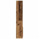 vidaXL Dulap înalt, lemn vechi, 92x33x180 cm, lemn prelucrat vidaXL Dulap înalt, lemn vechi, 92x33x180 cm, lemn prelucrat