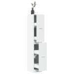 vidaXL Dulap de farmacie, alb, 30x41x174,5 cm, lemn prelucrat vidaXL Dulap de farmacie, alb, 30x41x174,5 cm, lemn prelucrat