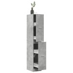 vidaXL Dulap de farmacie, gri beton, 30x41x174,5 cm, lemn prelucrat vidaXL Dulap de farmacie, gri beton, 30x41x174,5 cm, lemn prelucrat