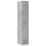 vidaXL Dulap de farmacie, gri beton, 30x41x174,5 cm, lemn prelucrat vidaXL Dulap de farmacie, gri beton, 30x41x174,5 cm, lemn prelucrat