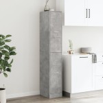 vidaXL Dulap de farmacie, gri beton, 30x41x174,5 cm, lemn prelucrat vidaXL Dulap de farmacie, gri beton, 30x41x174,5 cm, lemn prelucrat