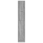 vidaXL Dulap de farmacie, sonoma gri, 30x41x174,5 cm, lemn prelucrat