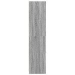 vidaXL Dulap de farmacie, sonoma gri, 30x41x174,5 cm, lemn prelucrat