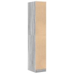 vidaXL Dulap de farmacie, sonoma gri, 30x41x174,5 cm, lemn prelucrat