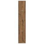 vidaXL Dulap farmacie, stejar artizanal, 30x41x174,5cm, lemn prelucrat