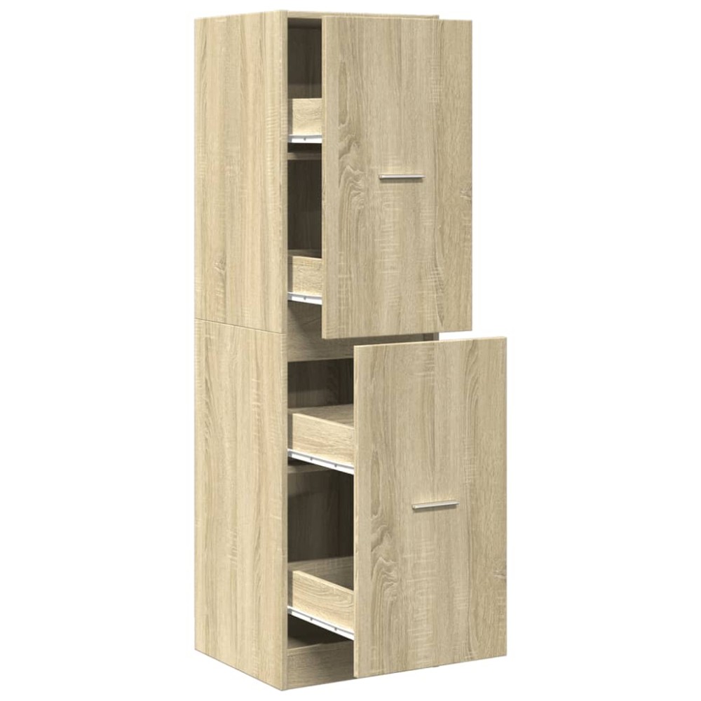 vidaXL Dulap de farmacie, stejar sonoma, 40x41x144,5 cm lemn prelucrat