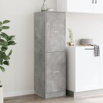 vidaXL Dulap de farmacie, gri beton, 40x41x144,5 cm, lemn prelucrat vidaXL Dulap de farmacie, gri beton, 40x41x144,5 cm, lemn prelucrat