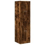 vidaXL Dulap de farmacie stejar fumuriu, 40x41x144,5cm, lemn prelucrat vidaXL Dulap de farmacie stejar fumuriu, 40x41x144,5cm, lemn prelucrat