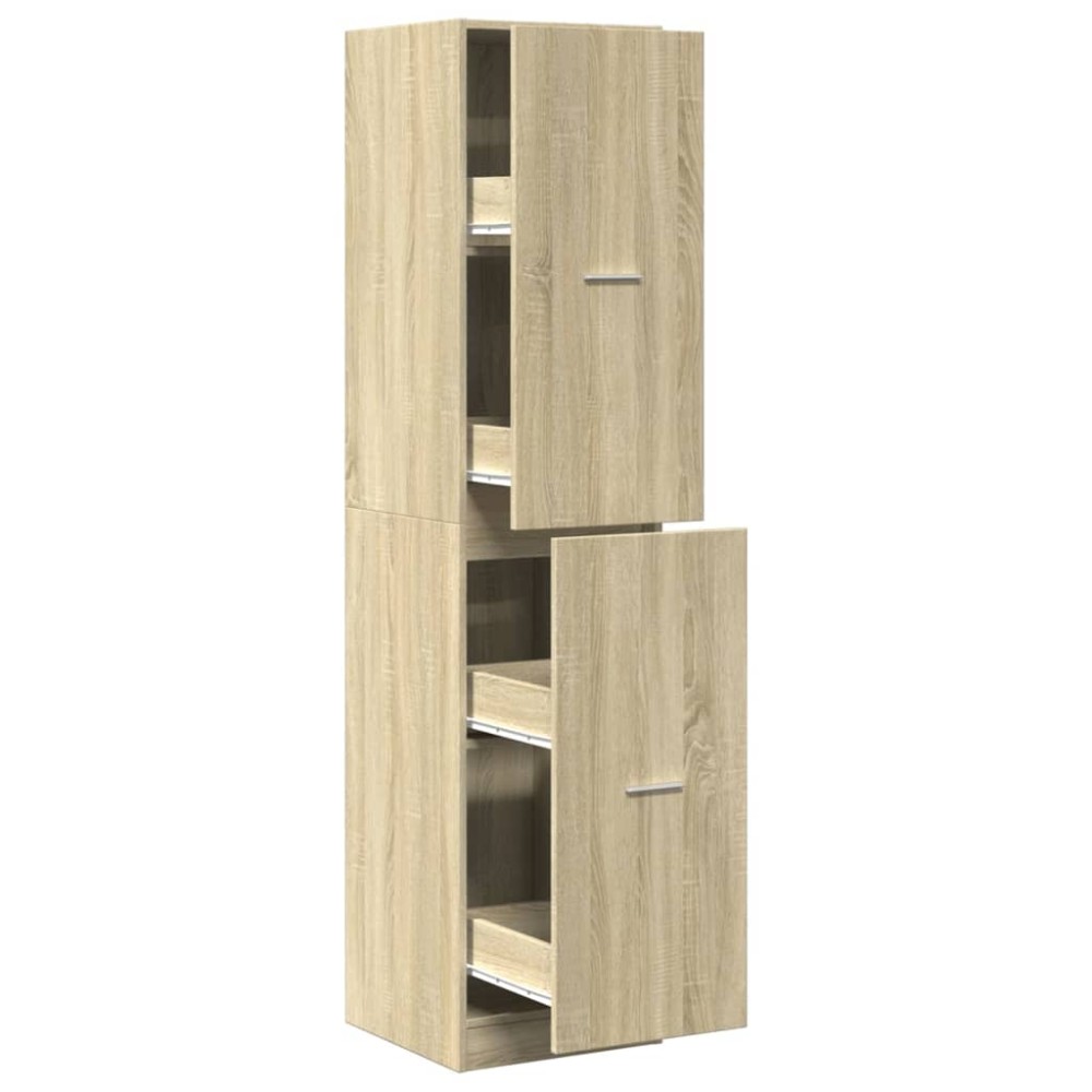 vidaXL Dulap de farmacie, stejar sonoma, 40x41x174,5 cm lemn prelucrat