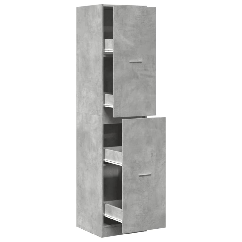 vidaXL Dulap de farmacie, gri beton, 40x41x174,5 cm, lemn prelucrat