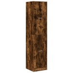 vidaXL Dulap de farmacie stejar fumuriu, 40x41x174,5cm, lemn prelucrat vidaXL Dulap de farmacie stejar fumuriu, 40x41x174,5cm, lemn prelucrat