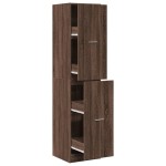 vidaXL Dulap de farmacie, stejar maro, 40x41x174,5 cm, lemn prelucrat vidaXL Dulap de farmacie, stejar maro, 40x41x174,5 cm, lemn prelucrat