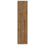 vidaXL Dulap farmacie, stejar artizanal, 40x41x174,5cm, lemn prelucrat