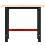 vidaXL Banc de lucru 100x60x81,5 cm lemn masiv stejar, dreptunghiular vidaXL Banc de lucru 100x60x81,5 cm lemn masiv stejar, dreptunghiular