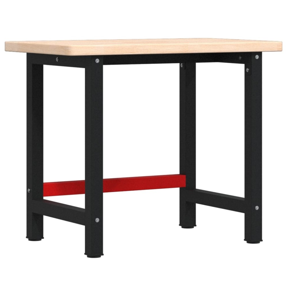 vidaXL Banc de lucru 100x60x83 cm lemn masiv stejar, dreptunghiular