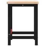 vidaXL Banc de lucru 100x60x83 cm lemn masiv stejar, dreptunghiular vidaXL Banc de lucru 100x60x83 cm lemn masiv stejar, dreptunghiular