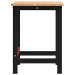 vidaXL Banc lucru maro 100x60x81,5 cm lemn masiv stejar dreptunghi vidaXL Banc lucru maro 100x60x81,5 cm lemn masiv stejar dreptunghi