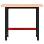 vidaXL Banc de lucru 100x60x83 cm lemn masiv fag, dreptunghiular vidaXL Banc de lucru 100x60x83 cm lemn masiv fag, dreptunghiular